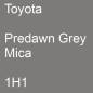 Preview: Toyota, Predawn Grey Mica, 1H1.